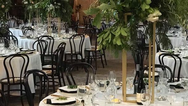 Stunning wedding set up at All Saints Estate