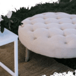 Memphis Ottoman in Grey