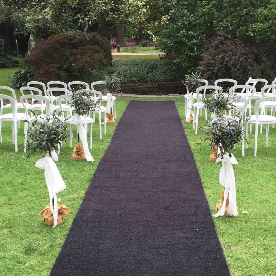 Aisle Runner Black Enhance Styling & Events Enhance Styling & Events