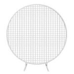 Backdrop - Mesh circle in white