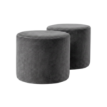 Pod - Lily in charcoal velvet