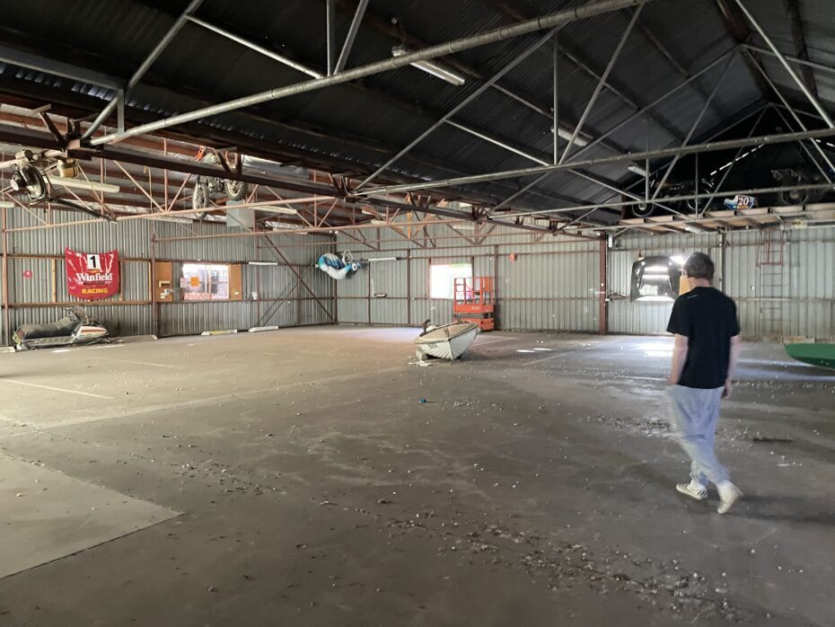 Transforming a blank space