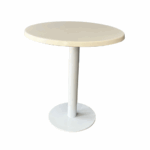 Cafe table in white