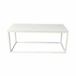 Linear Coffee Table in White