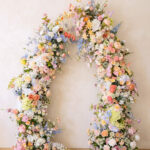 English Garden faux floral stands