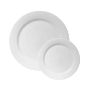 Crockery in white