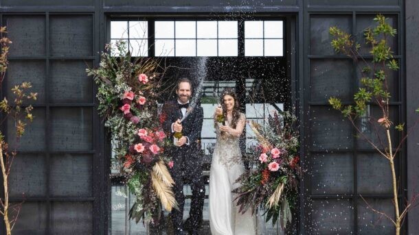 Wedding coordinator stylist Coombs Hill Barn