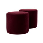 Pod - Lily in burgundy velvet
