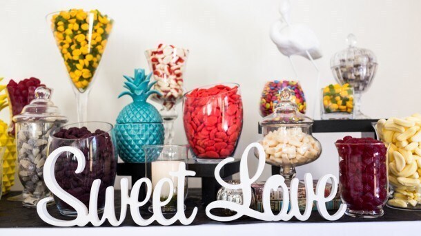 Event design lollie buffet